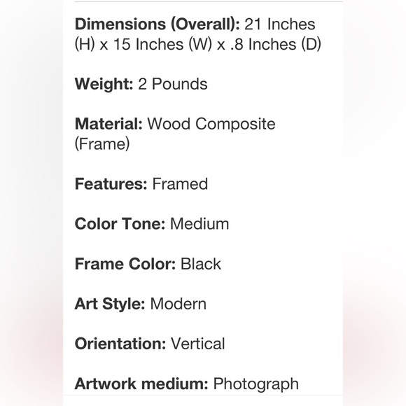 WYNWOOD STUDIO NWT crimson snake wall art  -red/black - Picture 6 of 7